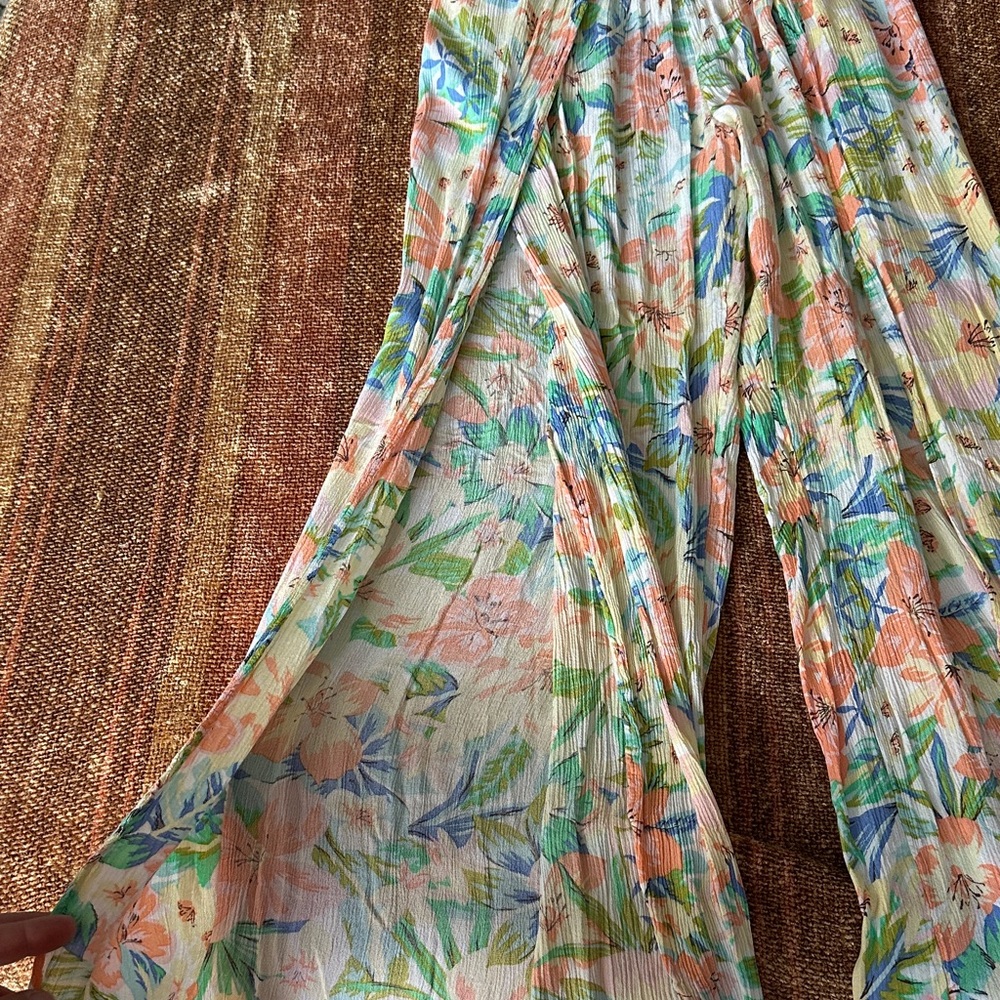 Billabong Floral Wide-Leg Pants - Picture 2 of 5
